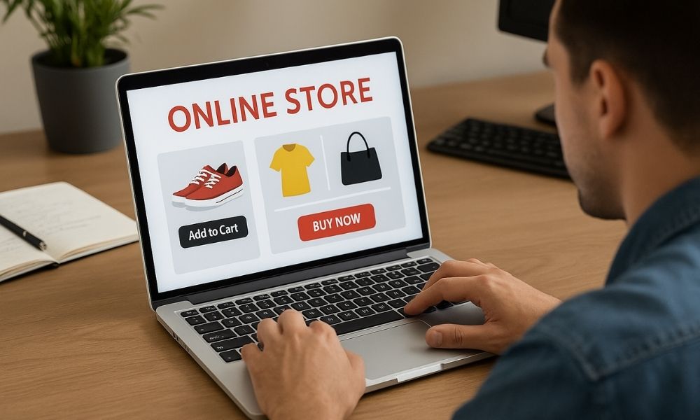 תמונה של בניית אתר חנות